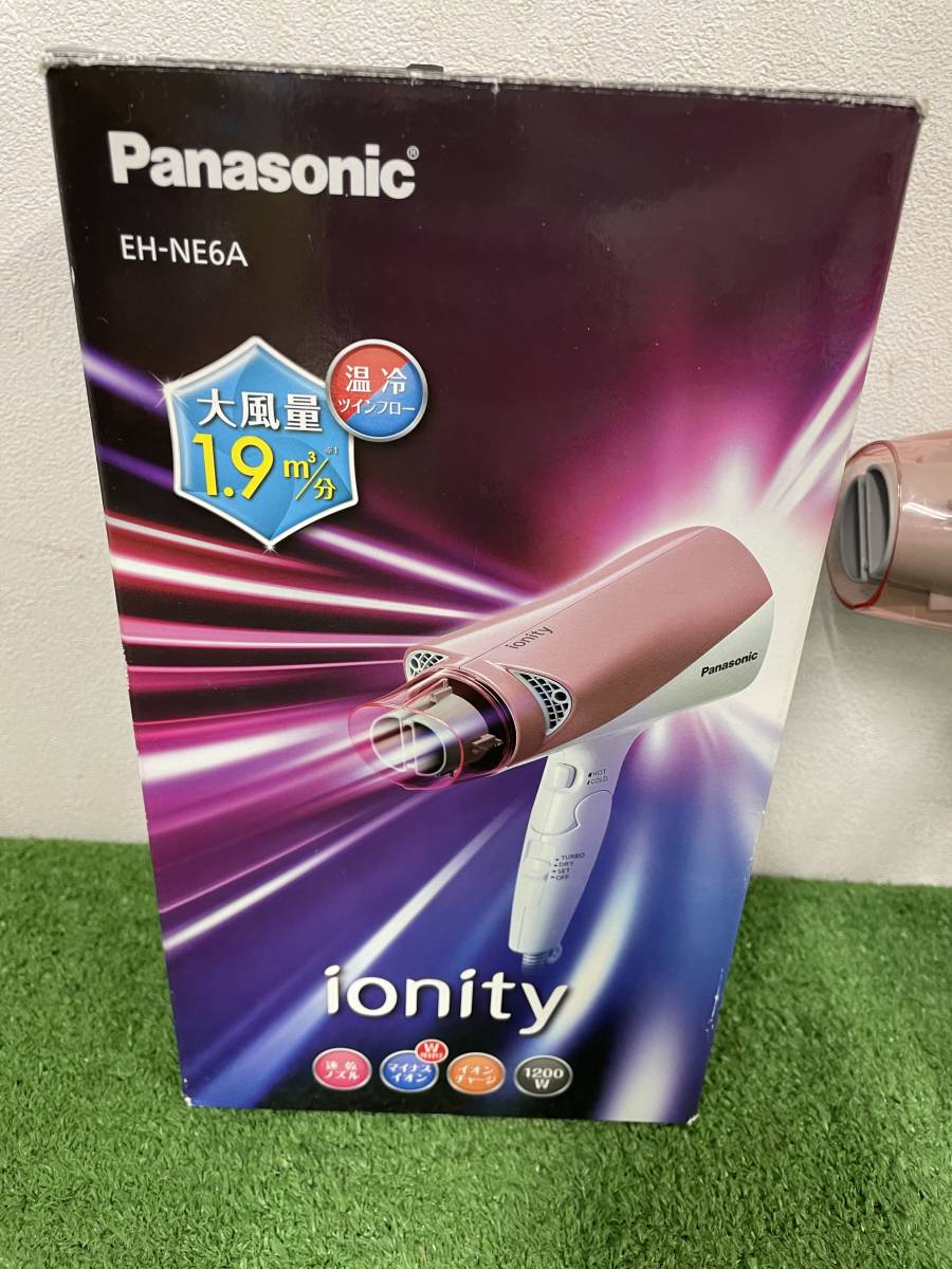 【s1003】Panasonic ヘアドライヤー　イオニティ　家庭用　EH-NE6A 中古現状品　動作良好_画像2