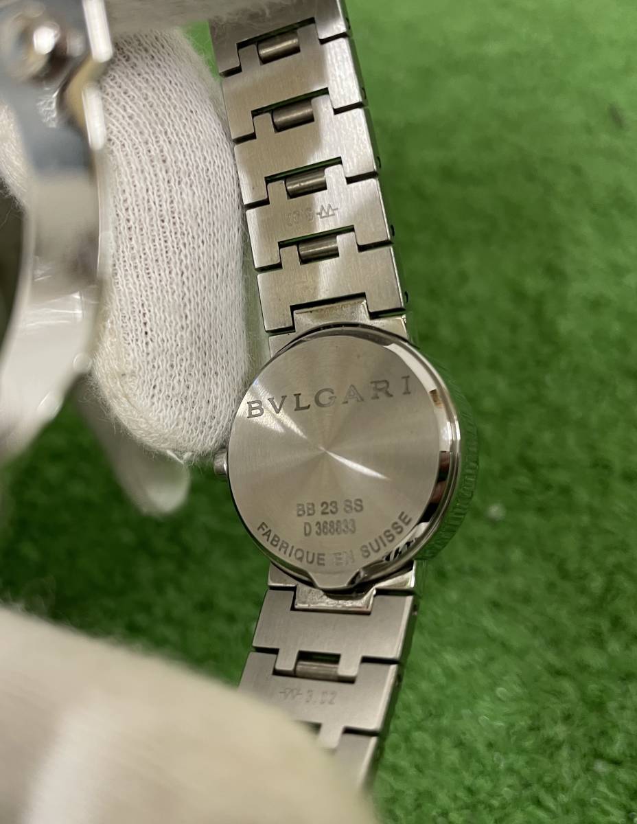 【s1156】BVLGARI ブルガリ　ブルガリブルガリ　レディース　腕時計　BB23SS D368833 中古現状品_画像5