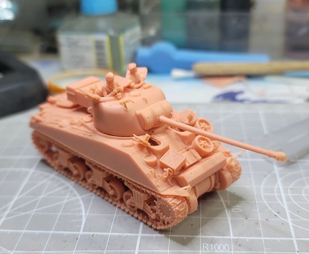 1/72 Sherman Firefly . 3D printed kit with figures and Metal 17Pdr_画像3