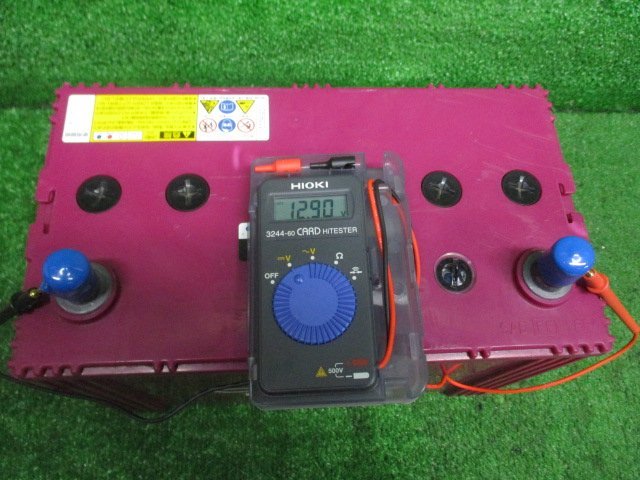 バッテリー GS YUASA ECO.R Revolution T-115/ 130D31L 電圧12.90V 品番250621G 中古 【個人宅配送不可商品】_画像1