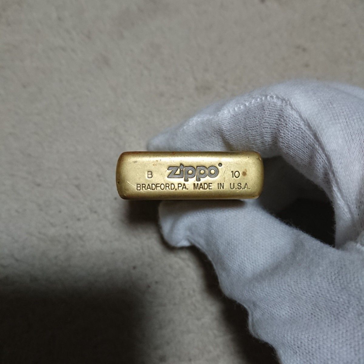 Zippo 四つ葉のクローバー Solid Brass 2010