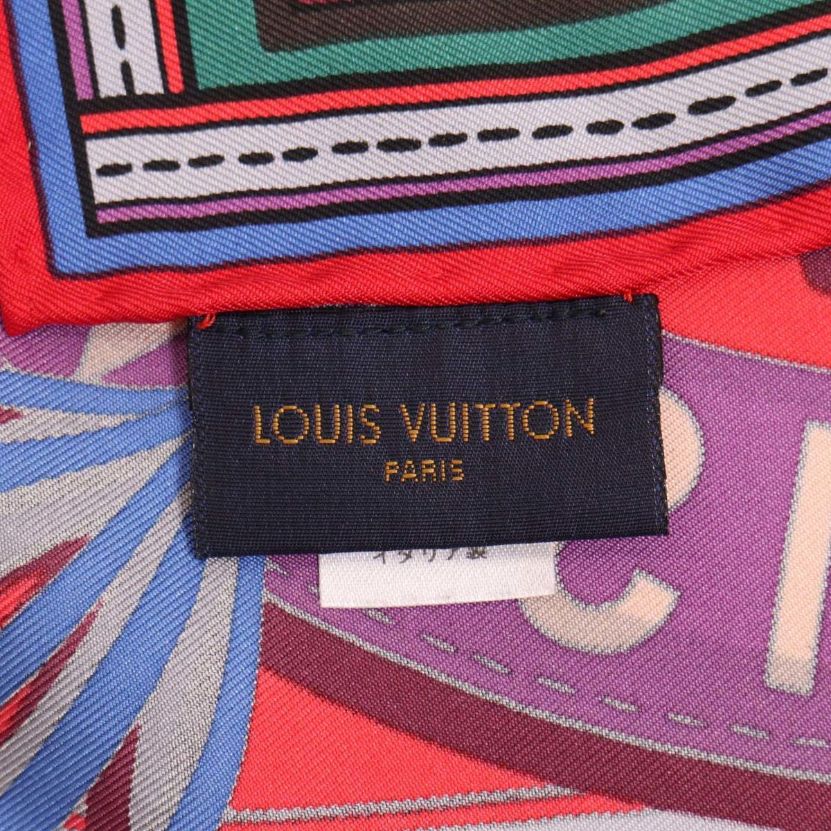 ルイヴィトン 干支 シルク スカーフ モノグラム M71430 レディース マルチカラー LOUIS VUITTON 中古 【アパレル・小物】の画像4