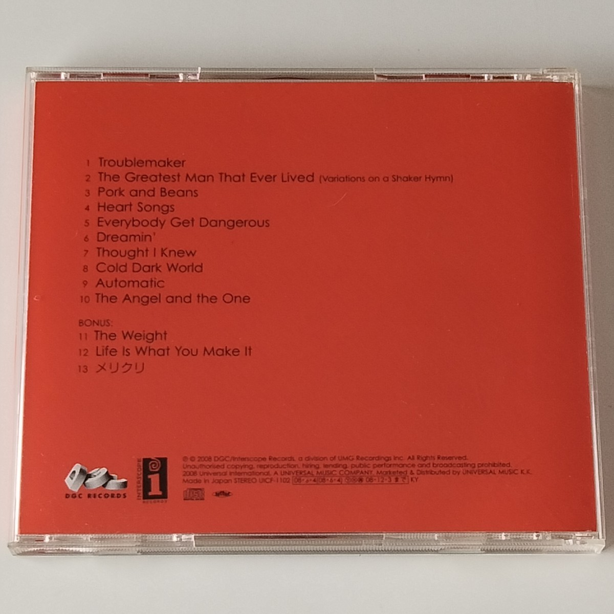 [ с лентой записано в Японии CD]WEEZER we The -/ The * красный * альбом (UICF-1102)2008 год 6th/ бонус грузовик 3 искривление дополнение сбор /BoAmelik licca va- сбор 