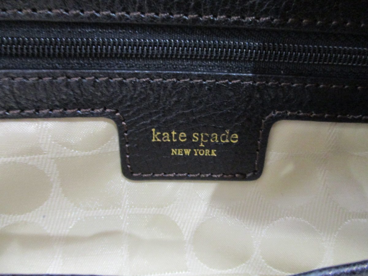 ■中古 Kate Spade ケイトスペード ハンドバッグ ブラック_画像8