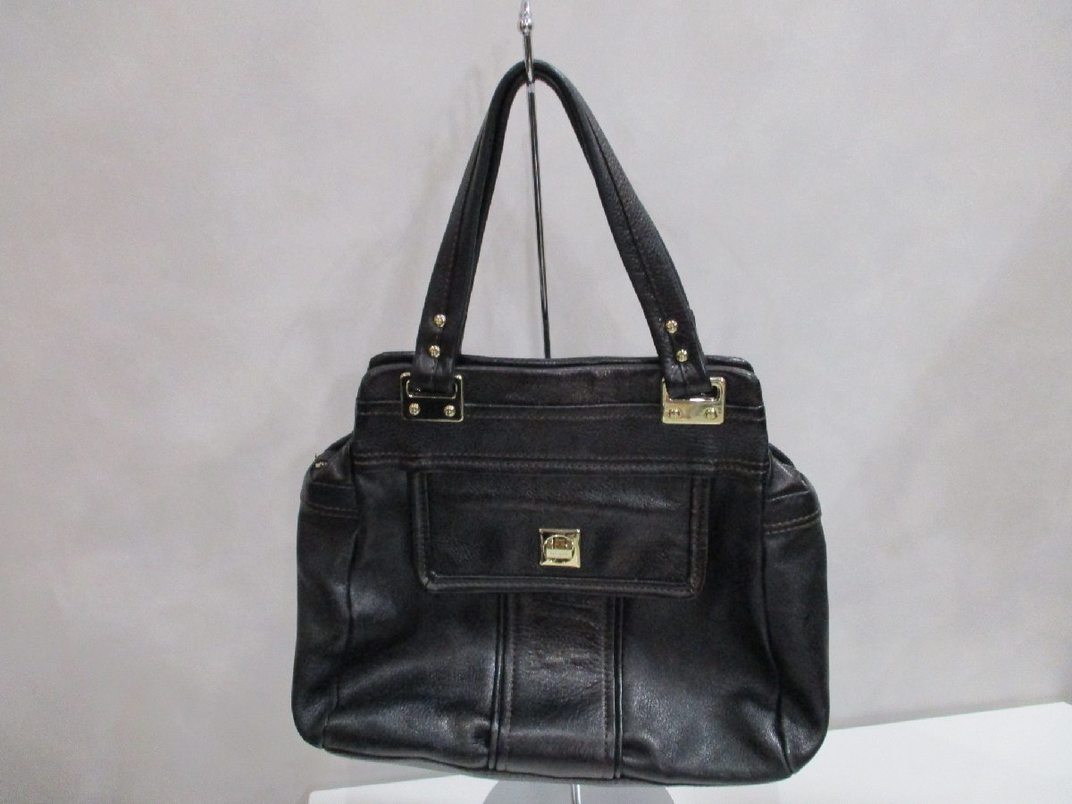 ■中古 Kate Spade ケイトスペード ハンドバッグ ブラック_画像1