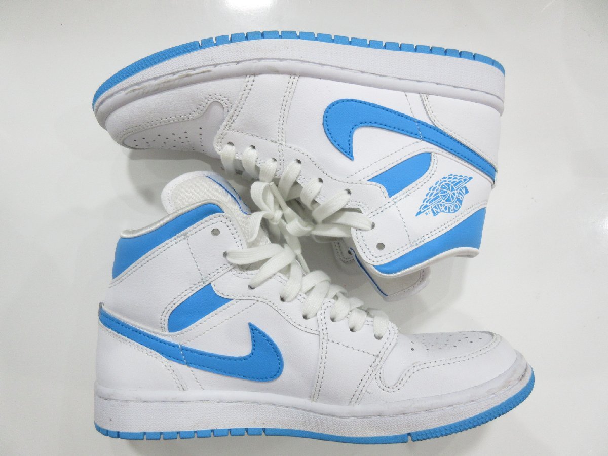 ★NIKE ナイキ WMNS AIR JORDAN 1 MID/ウィメンズ エア ジョーダン 1 ミッド BQ6472-114 24.0ｃｍ 中古品_画像4