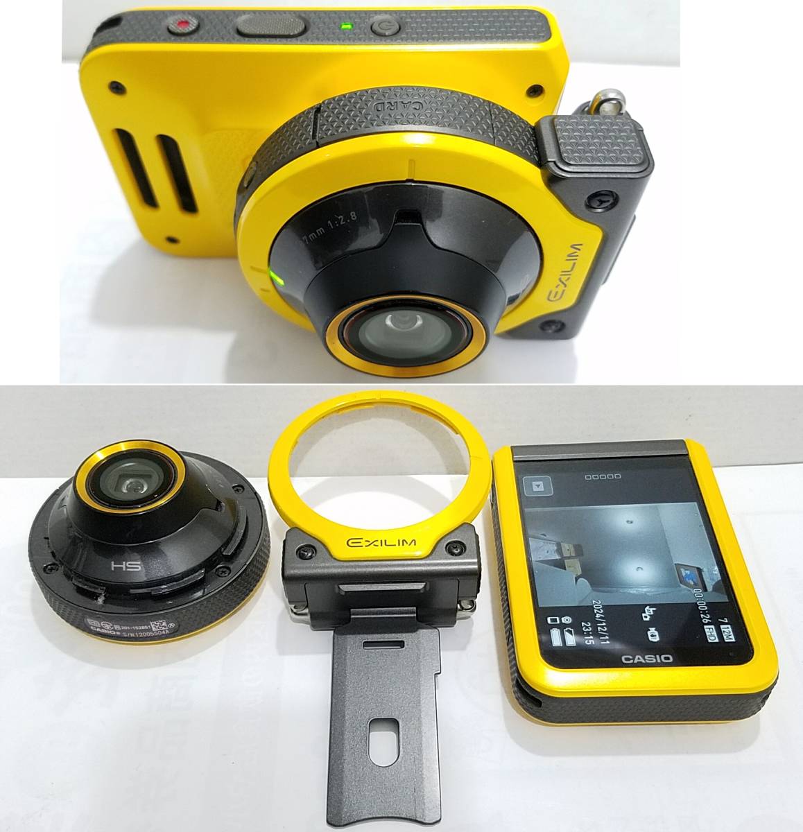 極美品カシオEXILIM EX-FR100デジタルカメラ1020万画素アウトドア タフネス性能(耐衝撃 防水 防塵 耐低温)Wi-Fi/Bluetooth静止画 動画CASIO_画像2