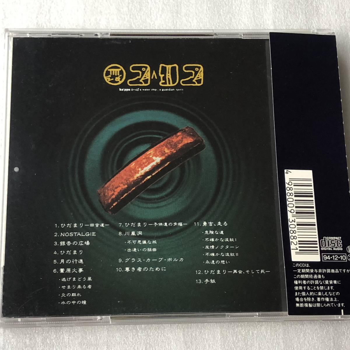中古CD 河童 オリジナル・サウンドトラック (1994年)_画像2