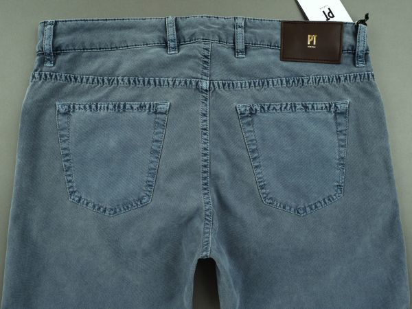 【新品未使用】PT Torino Denim ピーティートリノ◆PT05◆32◆JAZZ◆ガーメントダイ ブルー リヨセル スリム ストレッチ デニム パンツ_画像8