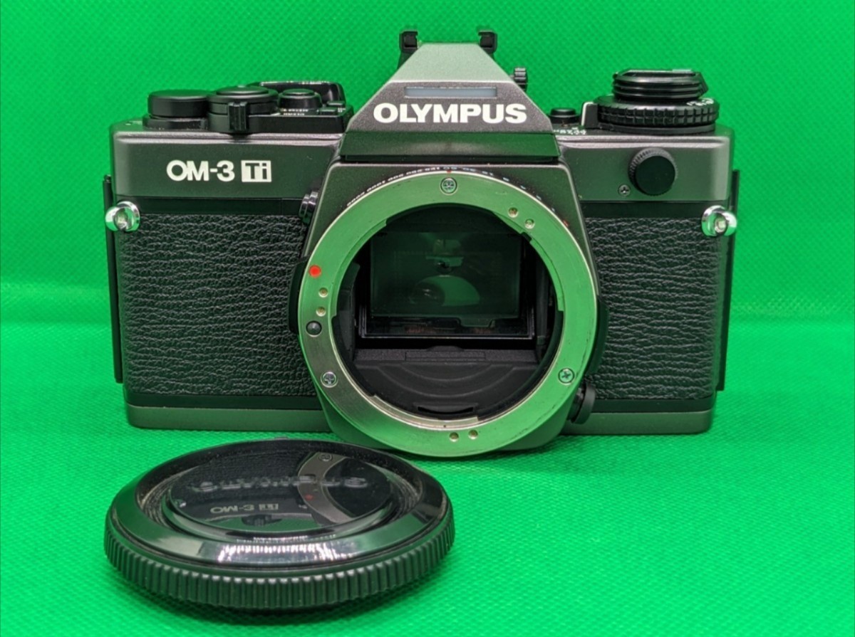 極上品　希少美品 Olympus オリンパス OM-3Ti チタン 35mm SLR フィルムカメラ ボディ OM マウント