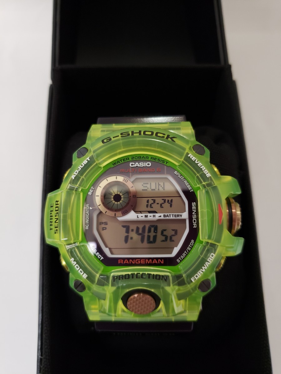 【未使用】アウトレット購入品　カシオ G-SHOCK レンジマン Love The Sea And The Earth 2021年モデル ソーラー電波 GW-9407KJ-3JR_画像2