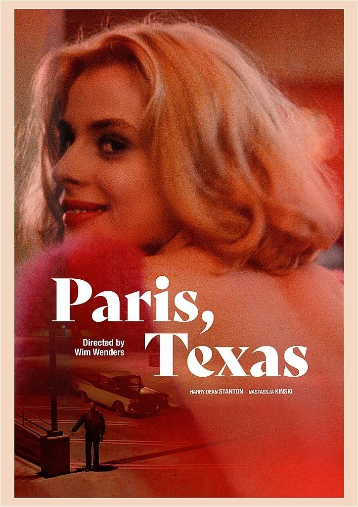 新品ポスター『パリ、テキサス』 (Paris,Texas) #5☆ナスターシャ・キンスキー/ヴィム・ヴェンダース/ビム・ベンダース/ロードムービー_ポスターサイズ：29.7cm × 42cm