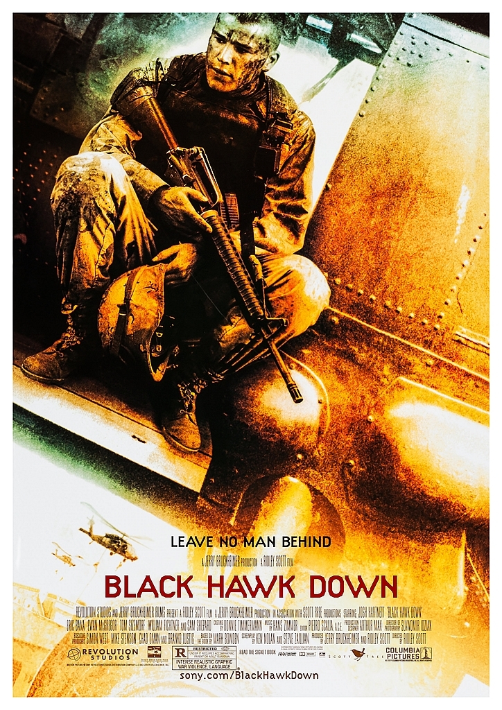 ポスター『ブラックホーク・ダウン』（Black Hawk Down）#1★リドリー・スコット/ユアン・マクレガー_ポスターサイズ：29.7cm × 42cm