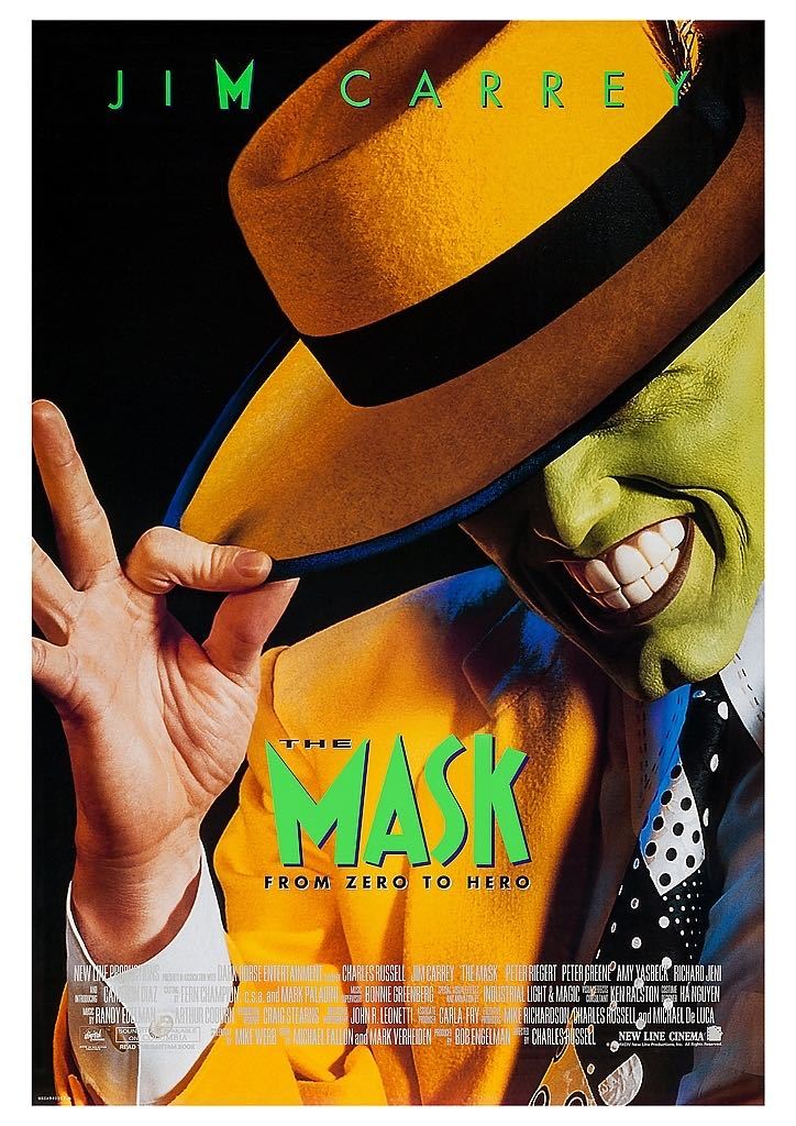 海外版新品ポスター『マスク』（The Mask）★ジム・キャリー/キャメロン・ディアス_ポスターサイズ：29.7cm × 42cm 