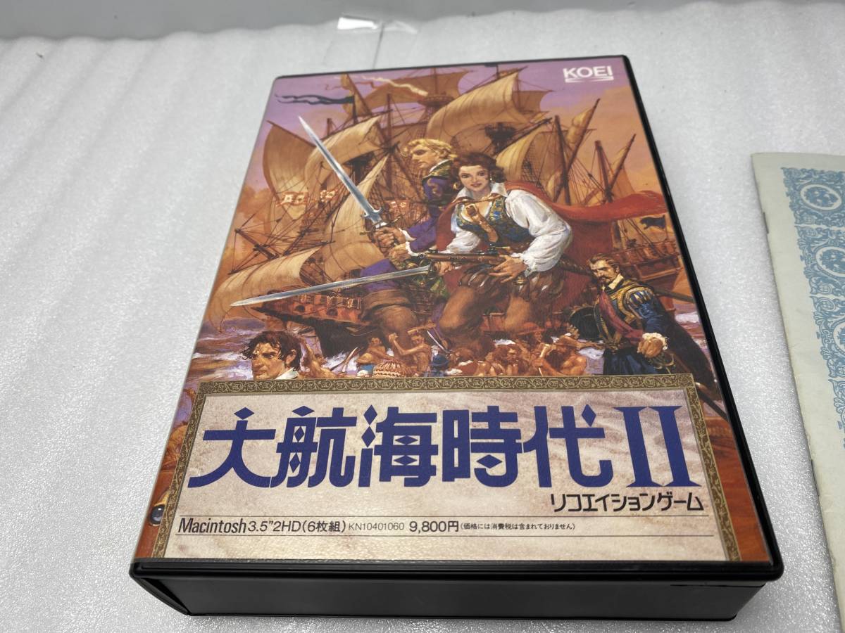 ★大航海時代II★マッキントッシュ 3.5’’2HD 6枚組 KOEI ゲーム【中古/現状品/動作未確認】_画像2