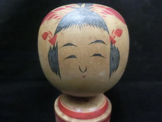 中古品 25cm 佐藤実 こけし 鳴子_画像3