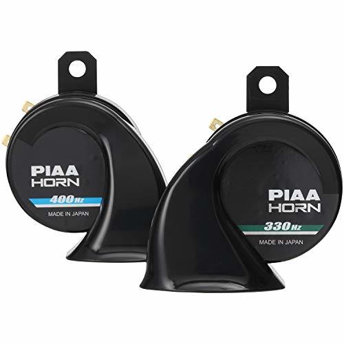 PIAA ホーン 330Hz+400Hz スプアリア・バスホーン 超重低音 112dB 2個入 渦巻き型 車検対応 アースハーネス同梱 HO-9_画像2