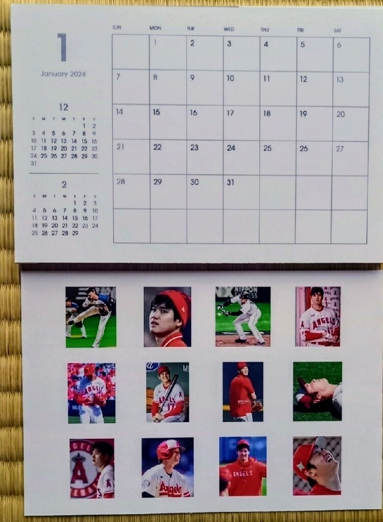 大谷翔平選手オリジナル卓上カレンダー【感謝価格】の画像2