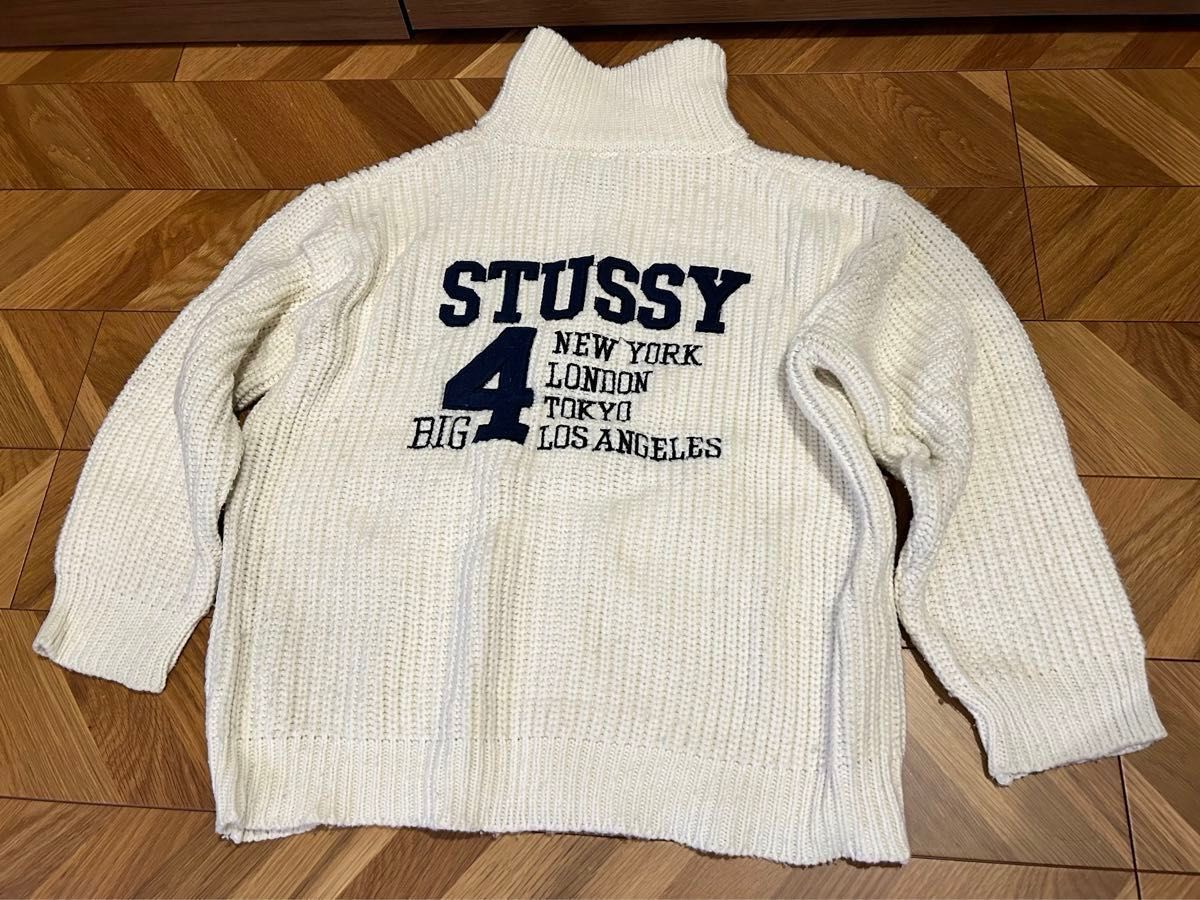 OLD STUSSY BIG4 ジップアップニット|Yahoo!フリマ(旧PayPay OLD STUSSY BIG4 ジップアップニット|Yahoo!フリマ(旧PayPay
