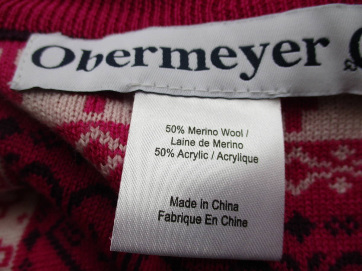 【Obermeyer／オバマイヤー】　ノルディック総柄／フルジップ・セーター 　定価：23，760円 　［新品］_画像7
