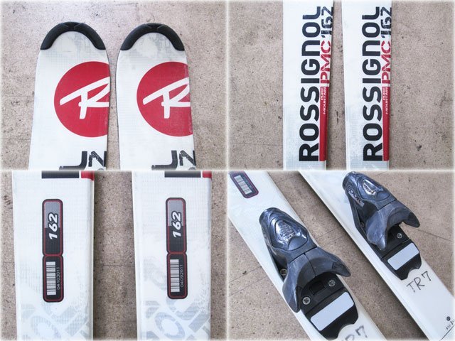 ロシニョール カービングスキー板 PureMountainCompany(PMC) 162cm RA1JV01/JVAGA11 116.72.100 R15M ビンディング LOOK NOVA9付 ROSSIGNOL_その他の画像は商品説明に掲載しています。