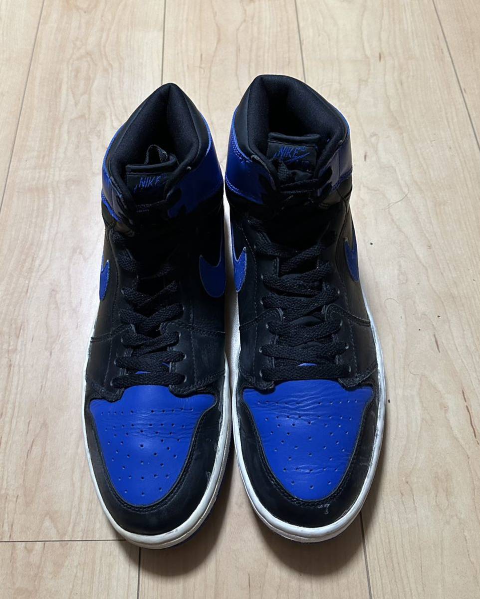  кто раньше, тот побеждает NBA NIKE AIR JORDAN1 CHICAGO Chicago воздушный Jordan 1 Nike Royal ROYAL 30cm US12 синий чёрный 