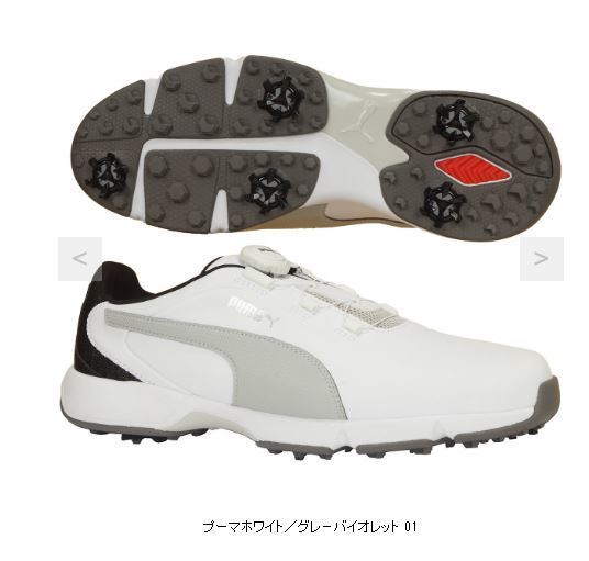 送料無料◆新品◆プーマ PUMA GOLF フュージョン ディスク スパイクシューズ◆(28.0)◆192226-01◆ゴルフシューズ_画像2