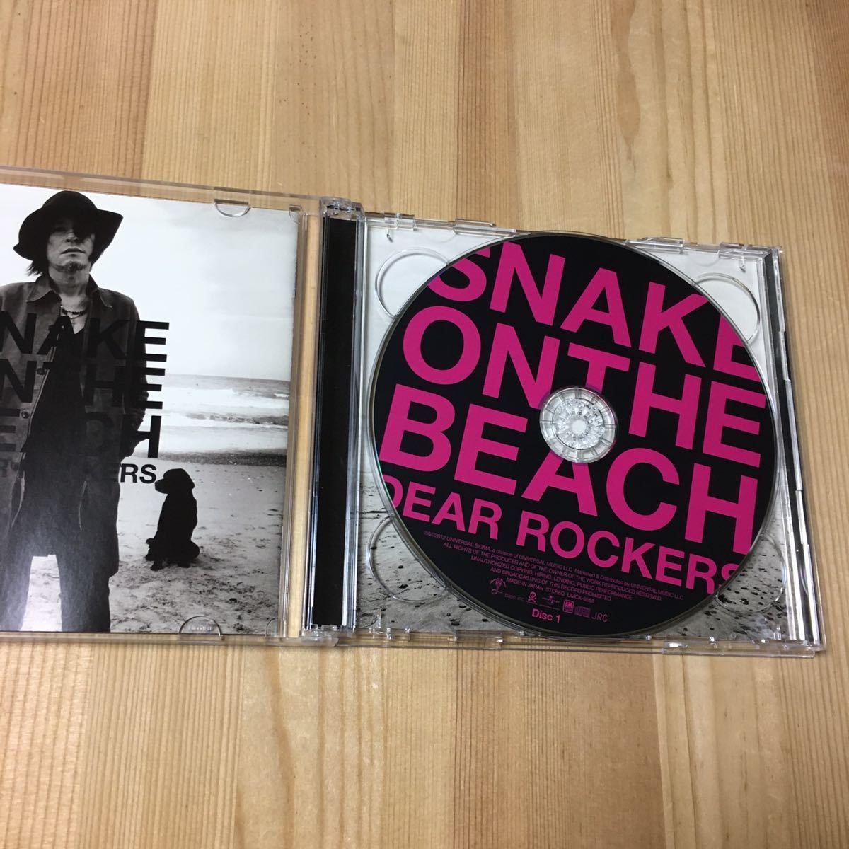 SNAKE ON THE BEACH チバユウスケ DEAR ROCKERS 初回限定盤 CD アルバム THEE MICHELLE GUN ELEPHANT ミッシェルガンエレファント ROSSO_画像2