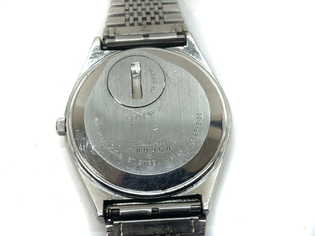 1円～ 稼働品 SEIKO セイコー KING QUARTZ キングクオーツ 4823-8130 メンズ腕時計 F12-90_画像6