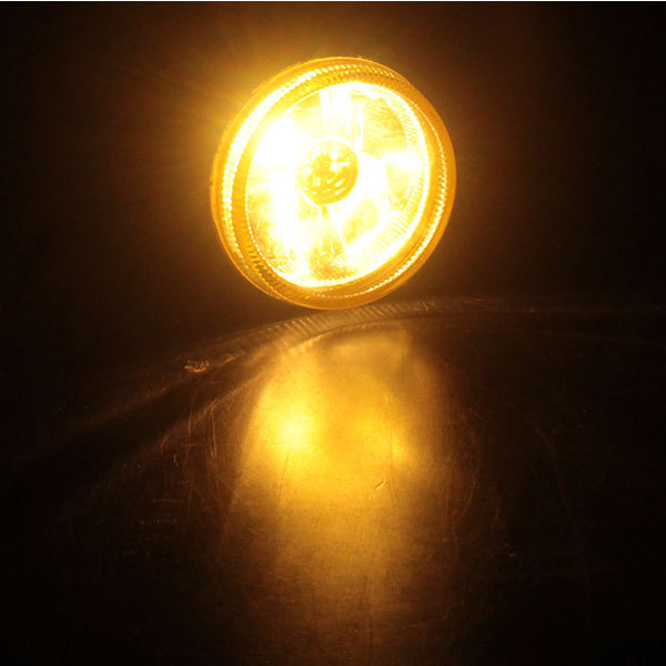  all-purpose round foglamp yellow glass lens DLAA LA2040 80 φ × 60 mm left right set 