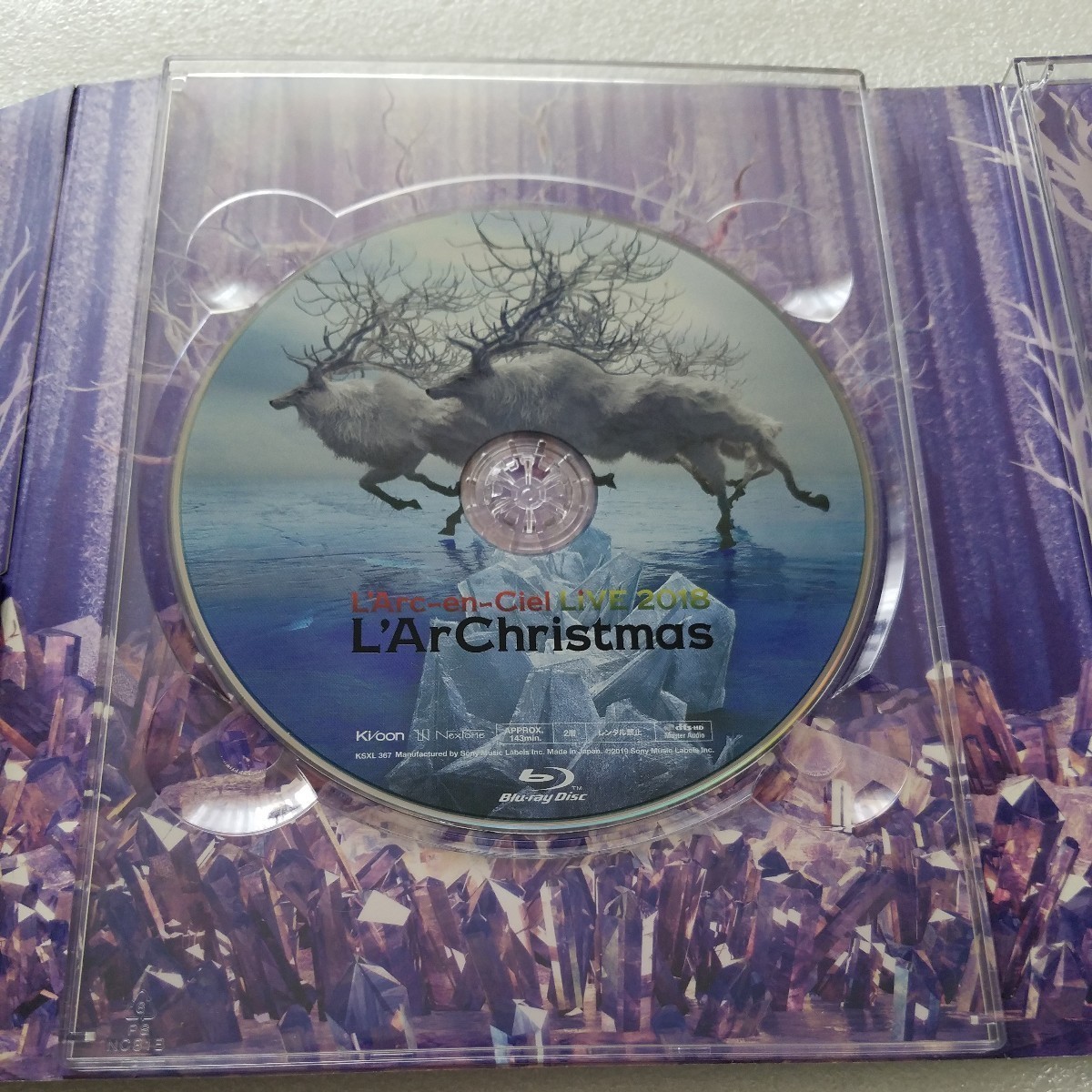 送料無料 ラルク Blu-Ray【L'Archristmas LIVE 2018】 初回生産限定盤 (BD+2CD) ラルクリスマス ブルーレイ盤 ライブ音源2枚組 特典付 HYDE_画像4