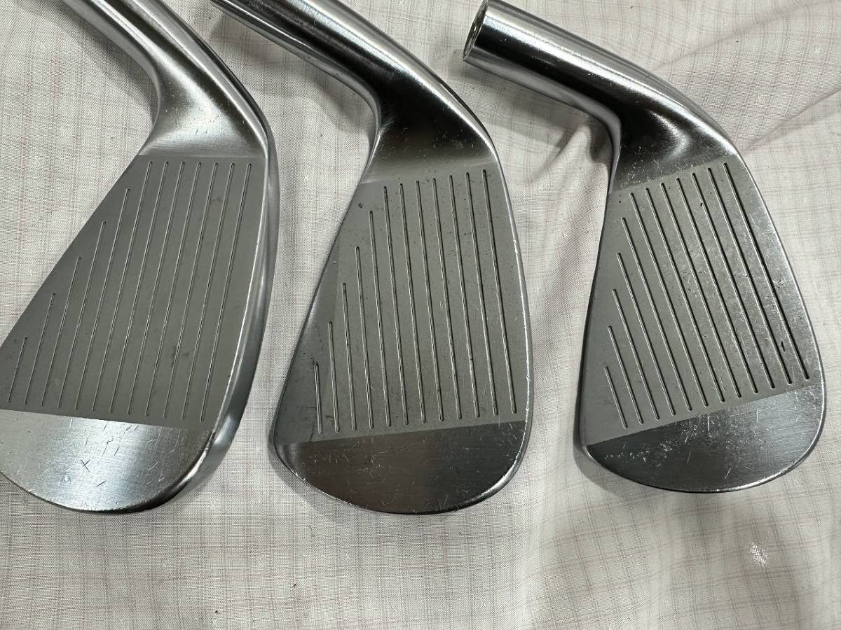 大幅値下!! 希少!! 特注!! 最新!! 簡単!! アクシスゴルフ AXIS GOLF Z3CBI IRON 5～AW 7個SET ヘッドパーツ スパイン調整 MOI 組立工賃込!!_画像2