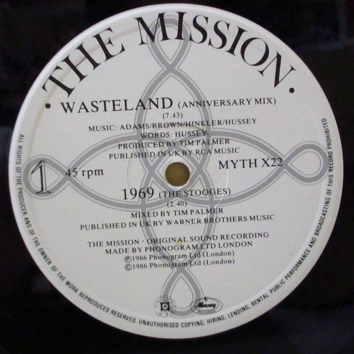MISSION， THE-IV - Anniversary Mix (UK オリジナル 12インチ)_画像3