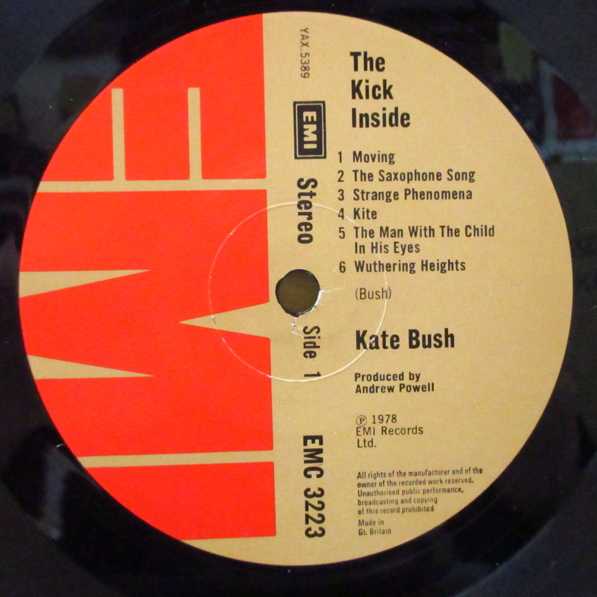 KATE BUSH-The Kick Inside (UK original LP/ both sides coating jacket )