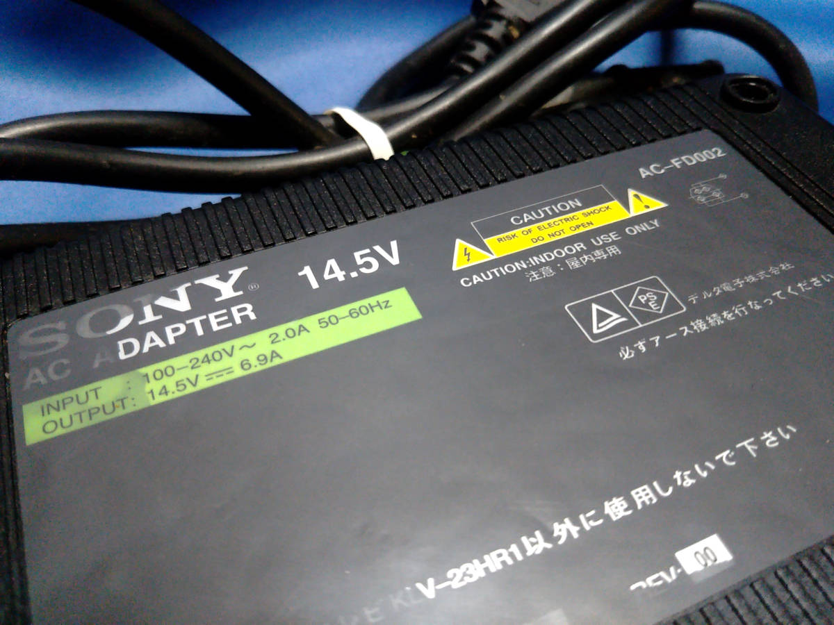 SONY★純正液晶テレビ用ACアダプター★AC-FD002 14.5V 6.9A 保証_画像2