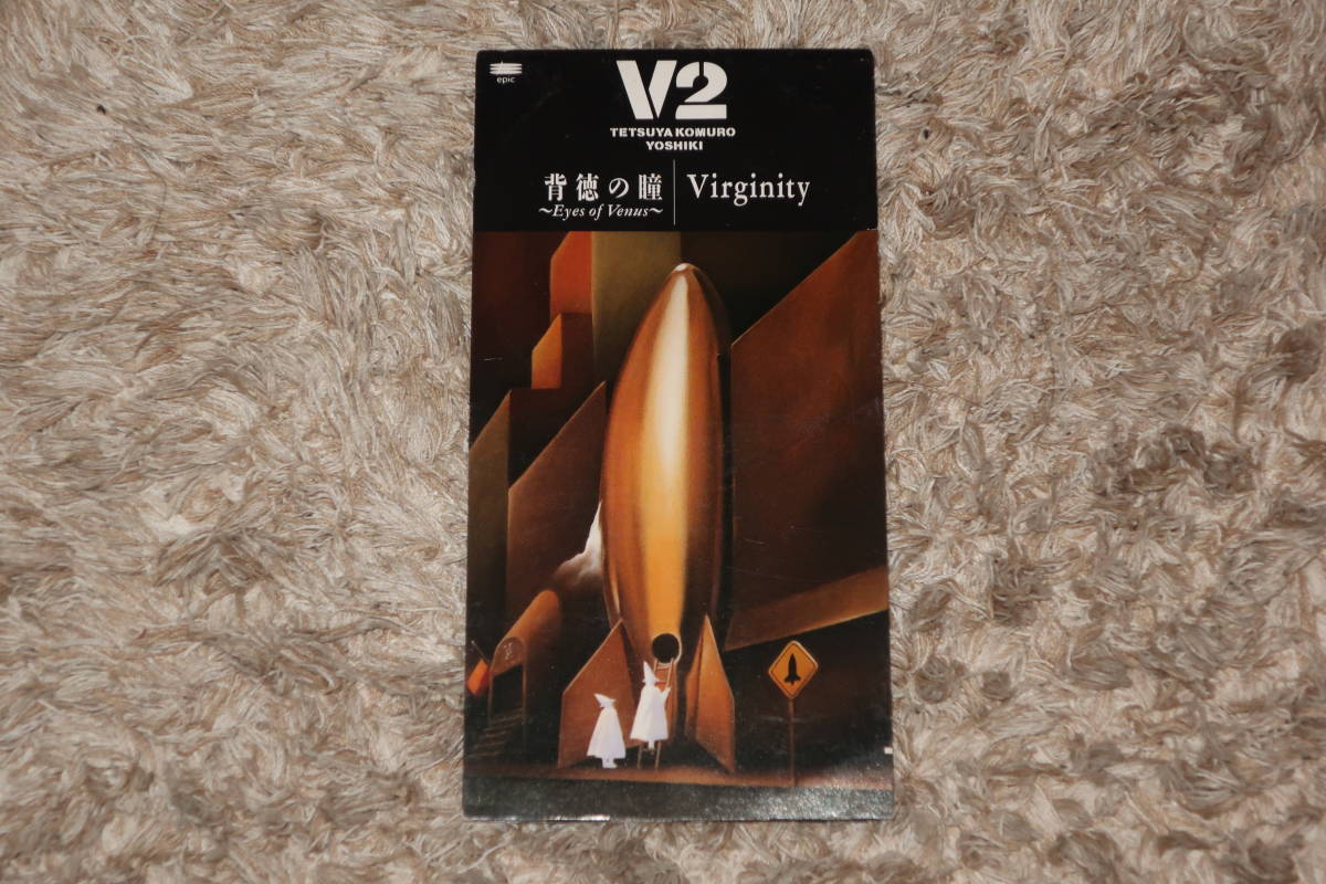 【V系】V2 (小室哲哉 / YOSHIKI)　廃盤8cmCD「背徳の瞳 -Eyes of Venus- / Virginity」_画像1