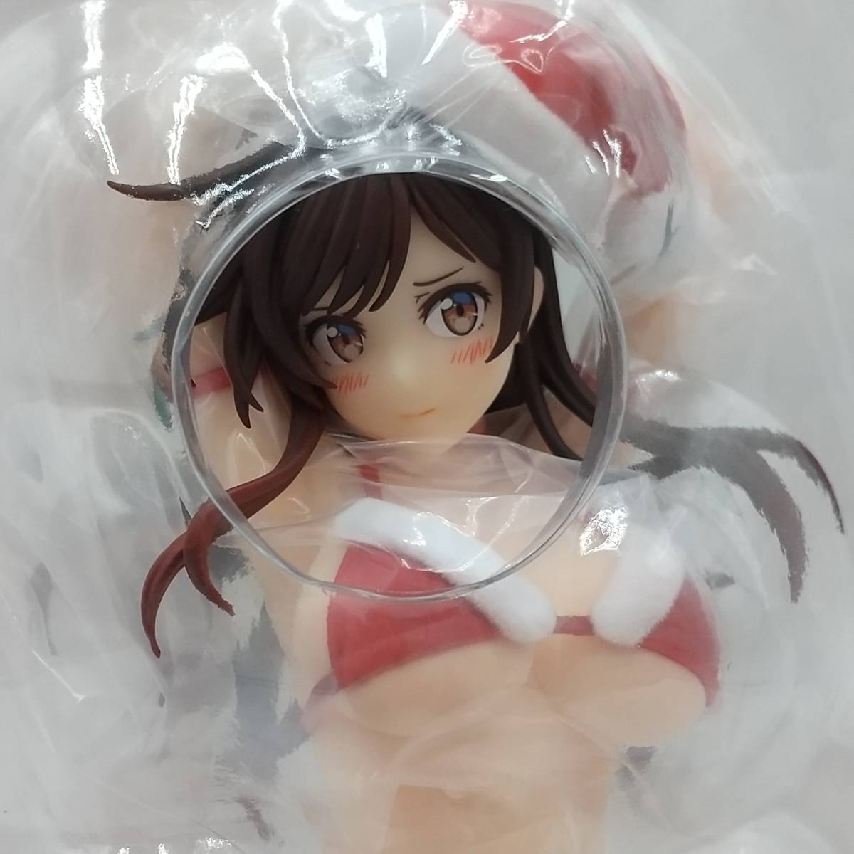 玩T42【ブリスター未開封】フィギュア 1/6 水原千鶴 サンタビキニdeふわもこフィギュア 2nd Xmas 彼女、お借りします 箱入り娘_画像4