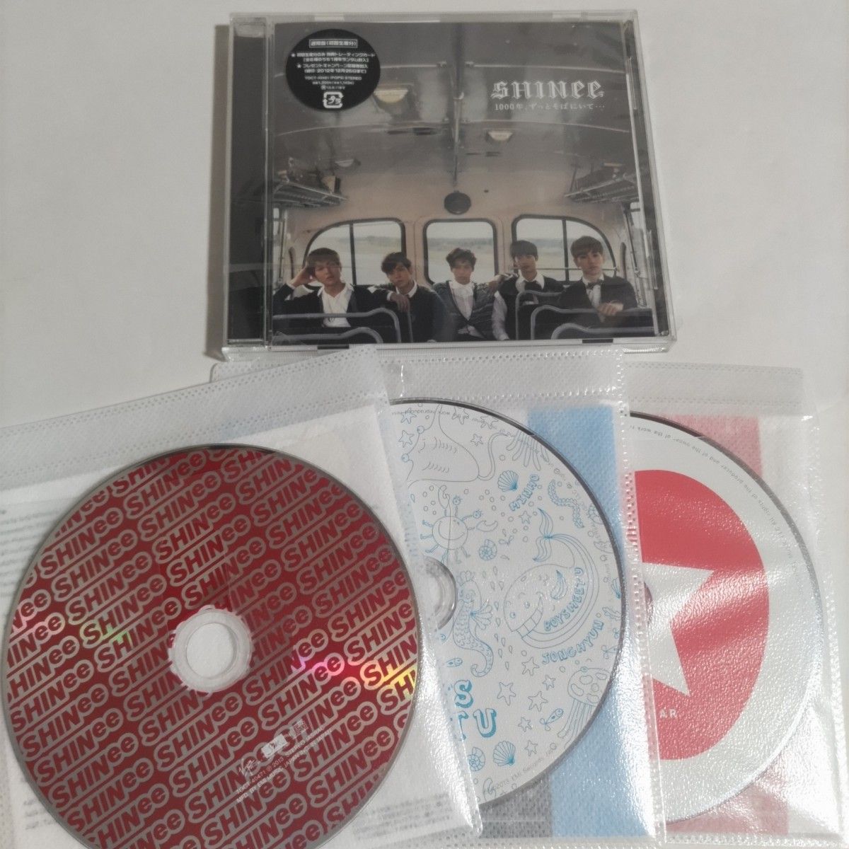 SHINee 日本 シングル CD セット まとめ売り 1000年、ずっと fire boys meet u LUCKY STAR