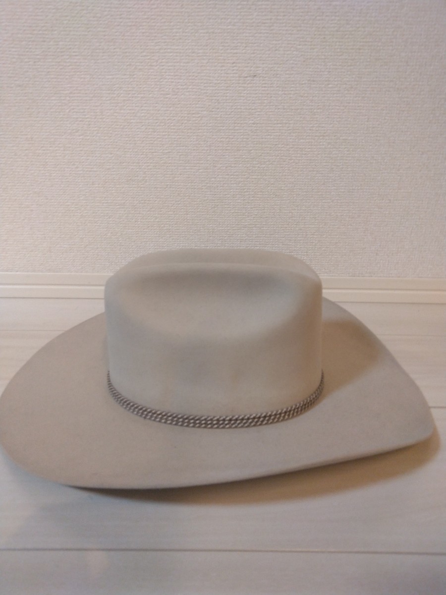 ～国宝級～ヴィンテージ【RESISTOL】カウボーイハット STETSON ウエスタン テンガロンハット ステット ソン_画像3