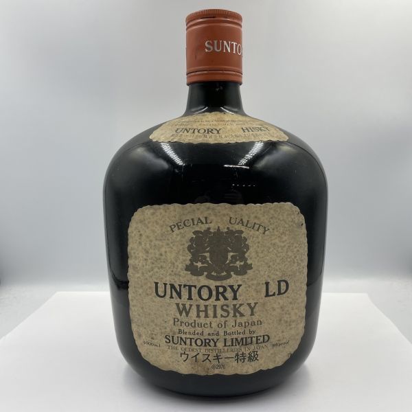 ALC195-J09437-1【同梱不可】SUNTORY サントリー OLD WHISKY オールド ウイスキー 特大サイズ 特級 日本 4000ml 43% 未開栓 ③M_画像1