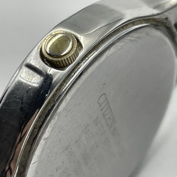 P317-J013693-4 CITIZEN シチズン EXCEED エクシード レディース腕時計 A980-T001912 エコドライブ フェイス約23mm コマ/箱付き 稼働 ③_画像3