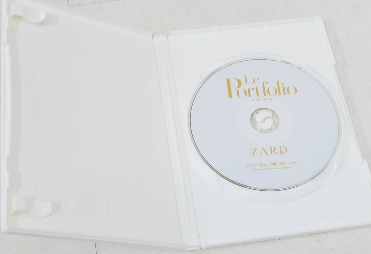 ▼送料370円(R512-B168)DVD ZARD Le Portfolio 1991-2006 ザード 坂井泉水 BOX仕様 ブックレット付き_画像2