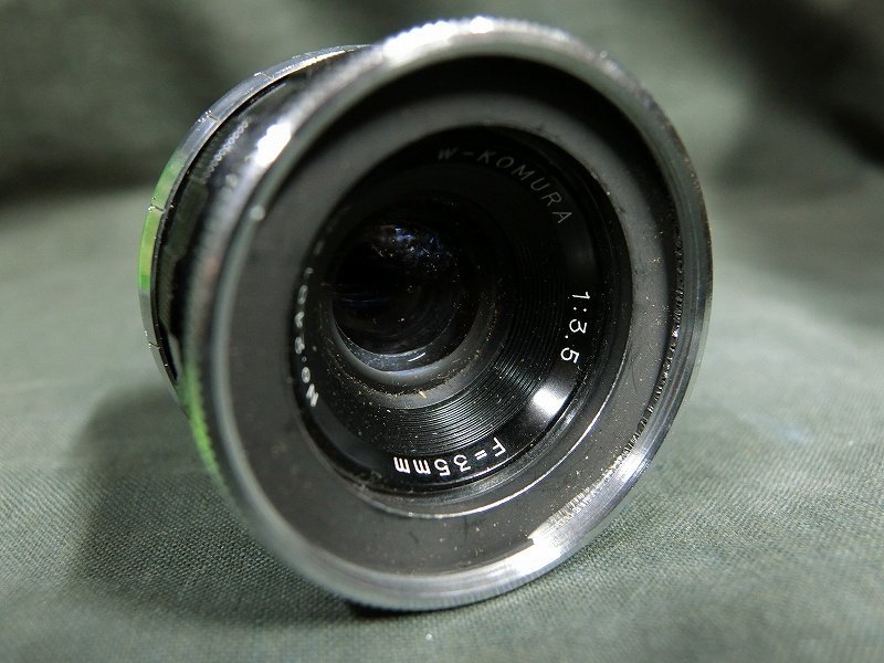 A3814 W-KOMURA 35mm 1：3.5 MFレンズ 現状品_画像1