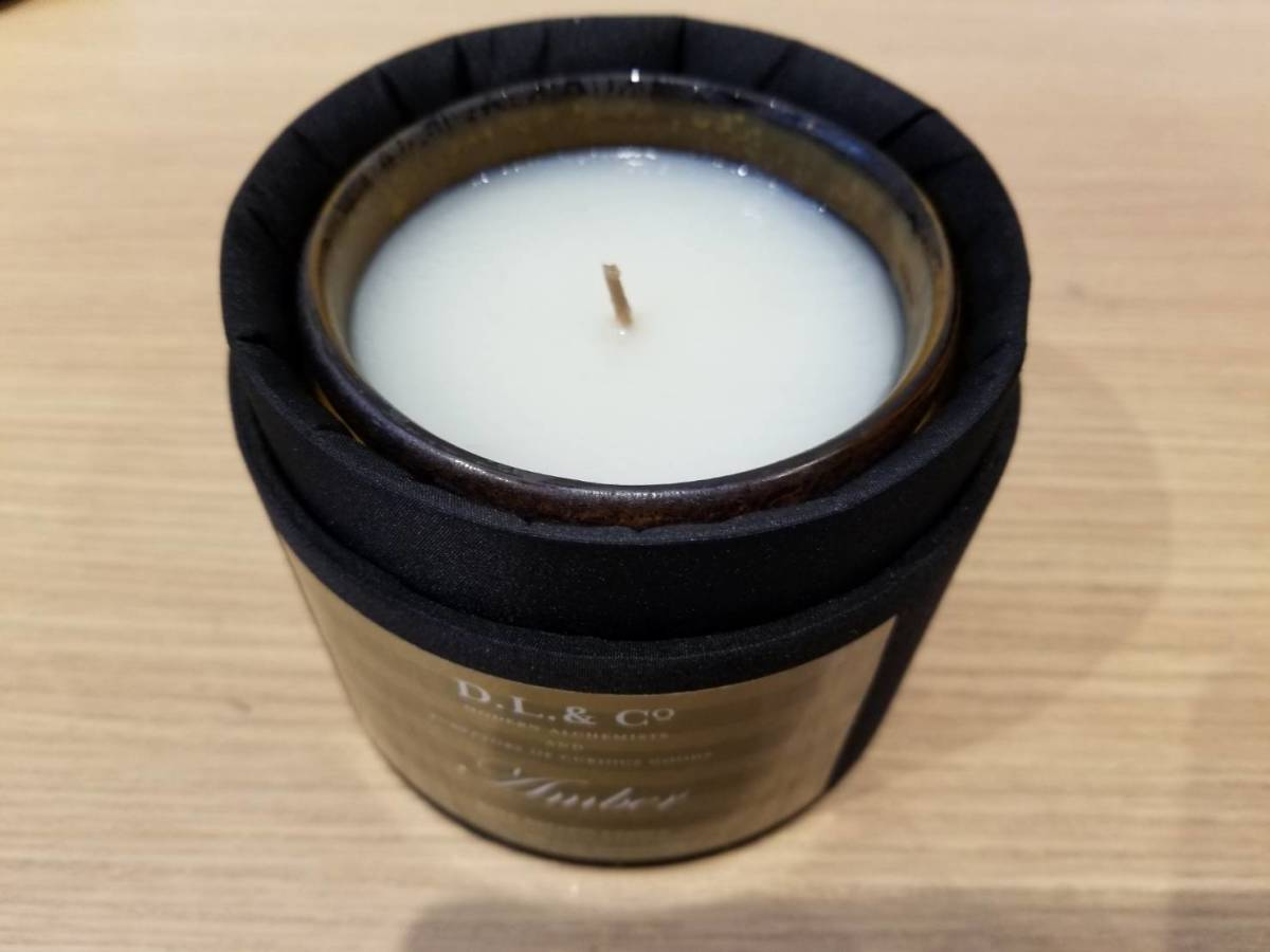 *Ambre & Rayures DL & co aroma candle 