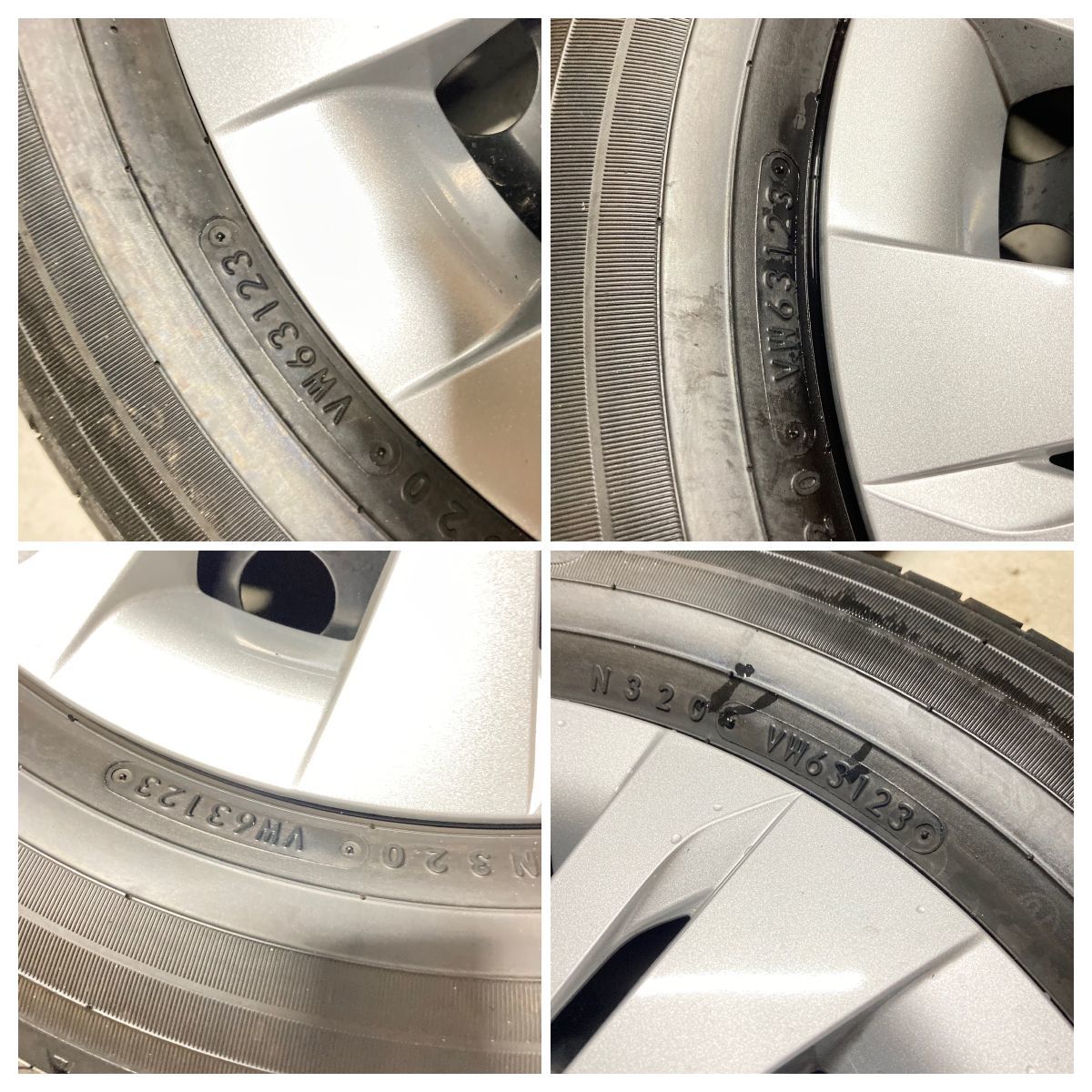 新車外し　23年製　トヨタ 90系 ノア ヴォクシー 純正 205/60R16 トーヨー プロクセス J68 16インチ PCD114.3/5H_画像6