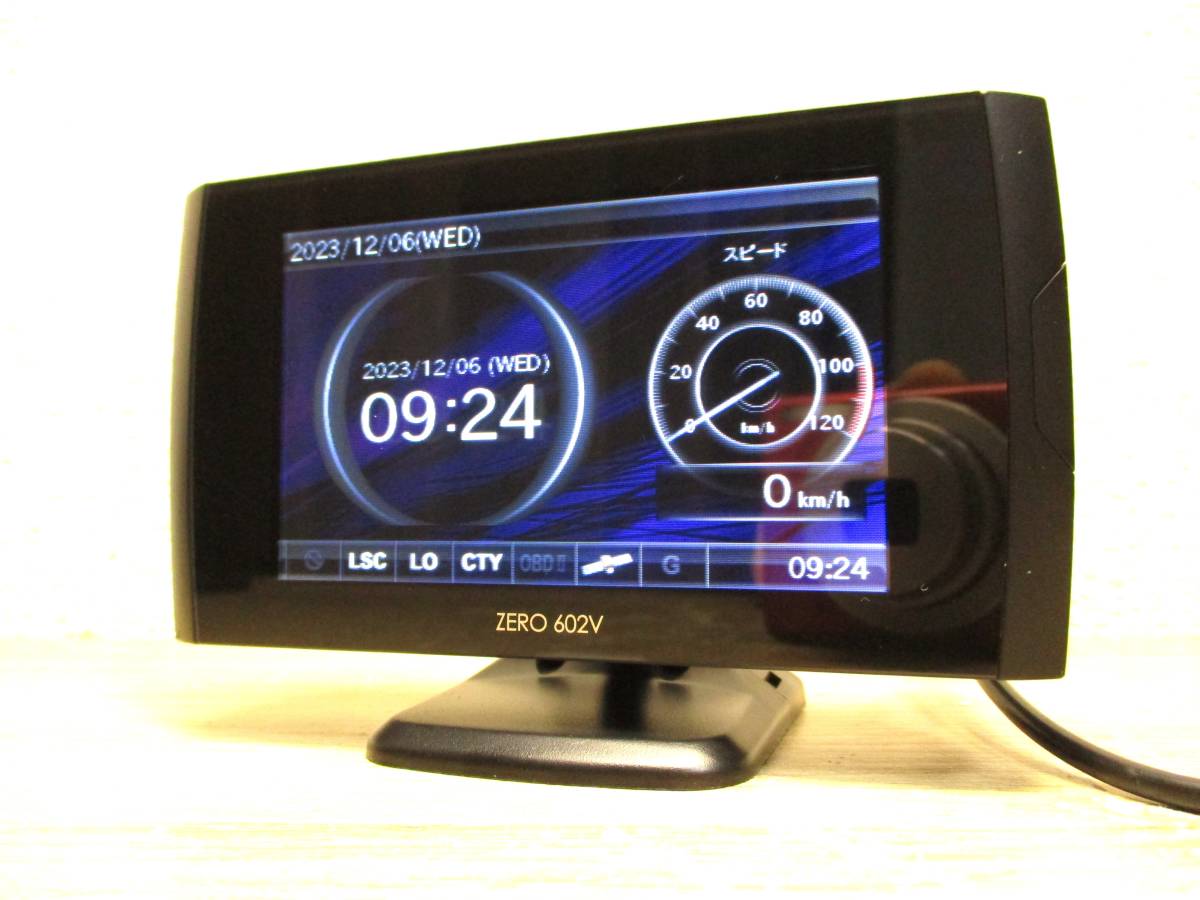 2023/12月版更新済み ZERO 602V コムテック GPS内蔵レーダー探知機 OBDⅡ対応 移動式小型オービス対応_画像4