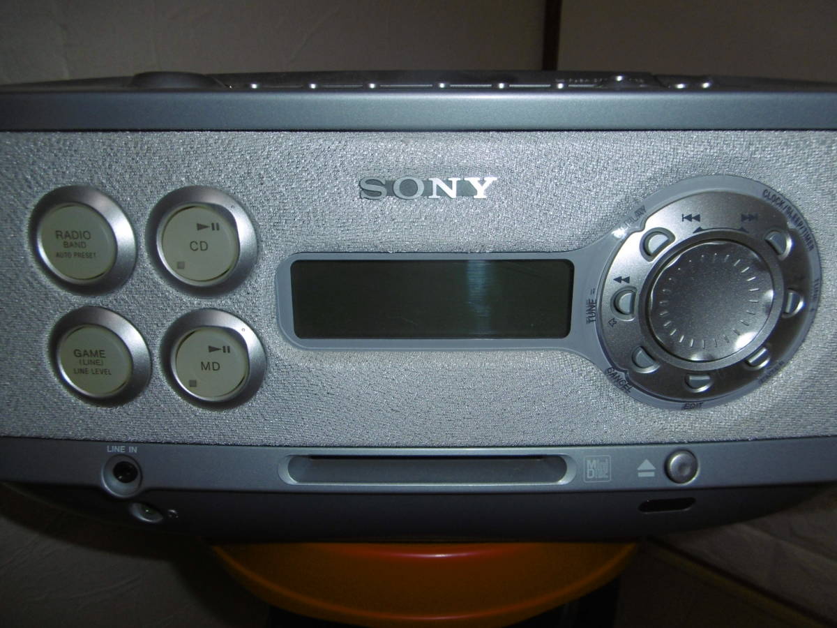 難有り！SONY　ソニー ZS-M30 CD、MD、ラジオ、リモコン付き_画像3