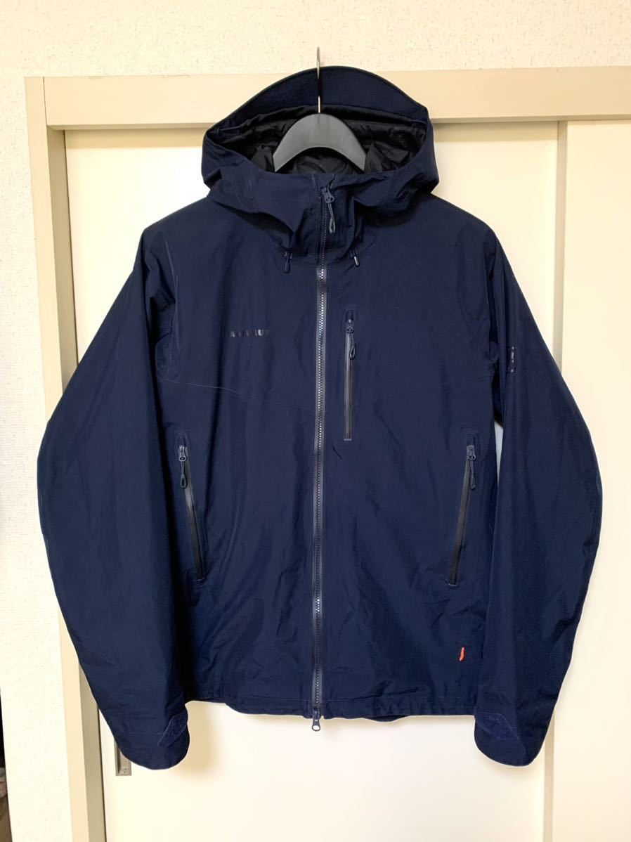 マムート　MAMUUT Ayako Pro Hooded Jacket /アヤコプロ　2XL Marine ゴアテックス_画像1