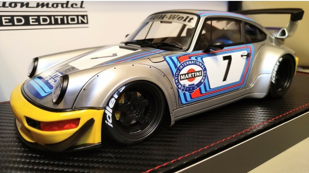 【WEB限定】 1/18 イグニッションモデル RWB 964　Silver/Yellow　With Engine ignition model　IG3006 ポルシェ 911_画像2