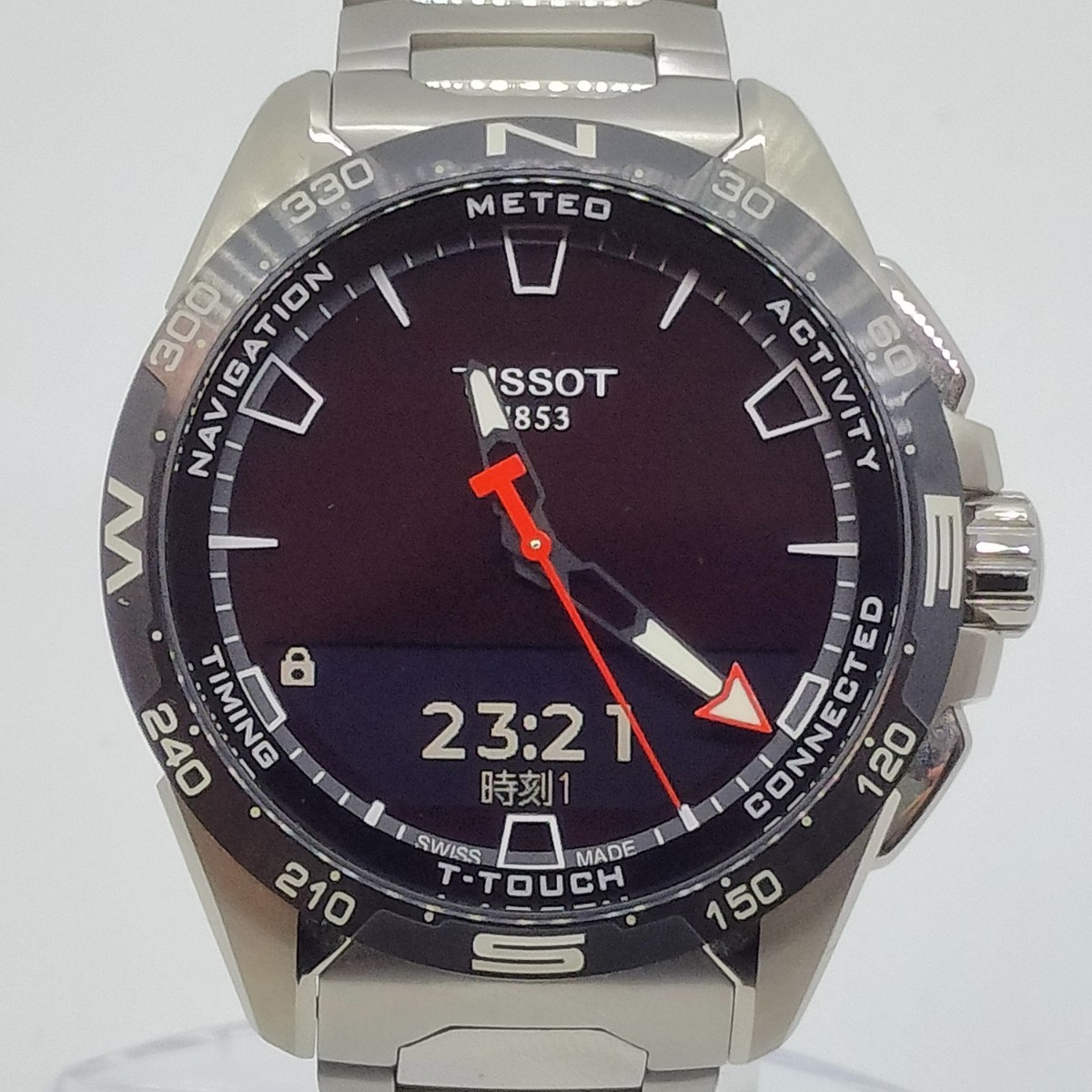 安いそれに目立つ 【美品】TISSOT ティソ T-タッチコネクトソーラー